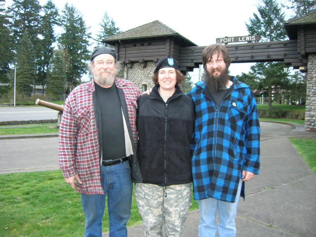 And one more of the three of us.  I am not really that fat, I had a bunch of stuff in my pockets for some reason!