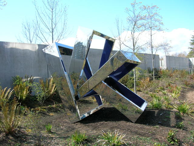 Cool sculpture in the new seattle sculpture park.