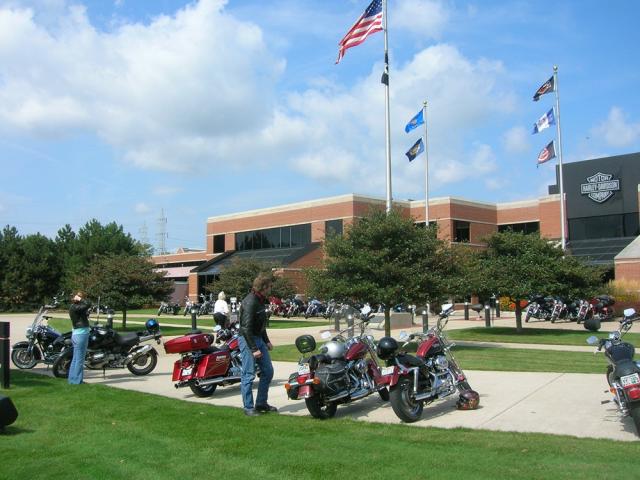 The Harley Davidson engine plant.  It is being closed down so we couldn't take a tour.